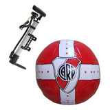 Pelota De Fútbol Nº5 Cuero Sintético Boca + Inflador