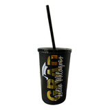 Vaso Con Popote 35 Pzas  Personalizados 16oz Grad