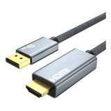 Cable Displayport Dp 1.4 Hdmi 2.1 Gamer 8k 4k 120hz 2 Metros