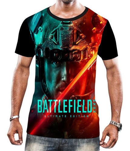 Camisa Camiseta Jogo Battlefield Ps4 Game Tiro Guerra Hd 7