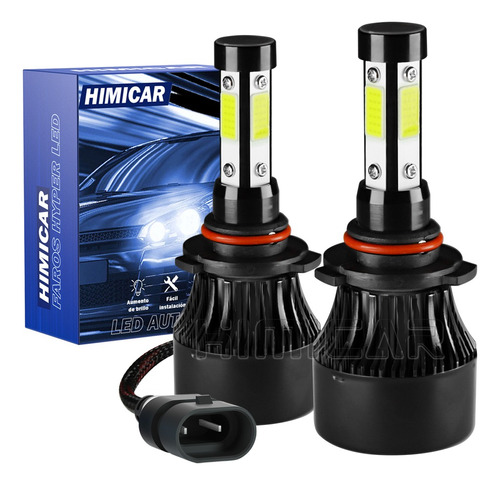 Kit De Focos Led De 4 Lados H7 H11 9005 9006 Alta Y Baja