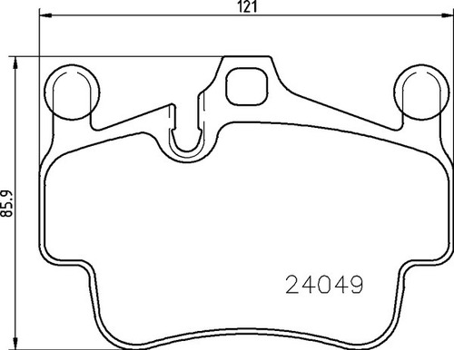 Juego De Pastillas De Freno Para Porsche 911, Cayman, Boxste Foto 2