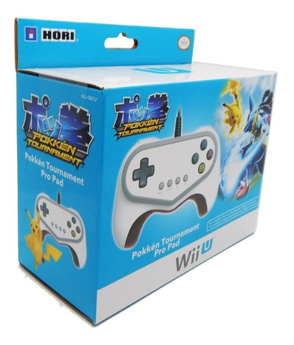 Control Pokemon Hori Pokken Tournament Pro Pad Blanco Wii U