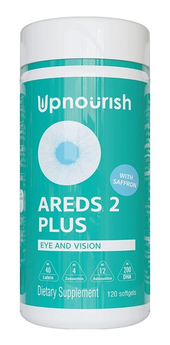 Upnourish | Areds 2 Plus | Eye Vitamins | 120 Softgels