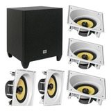 Kit Home Jbl 5.1 Com 5 Caixas Ci6sa + Subwoofer Jbl Ci8p