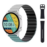 Smartwatch Reloj Inteligente Con Bluetooth Color Malla Gris