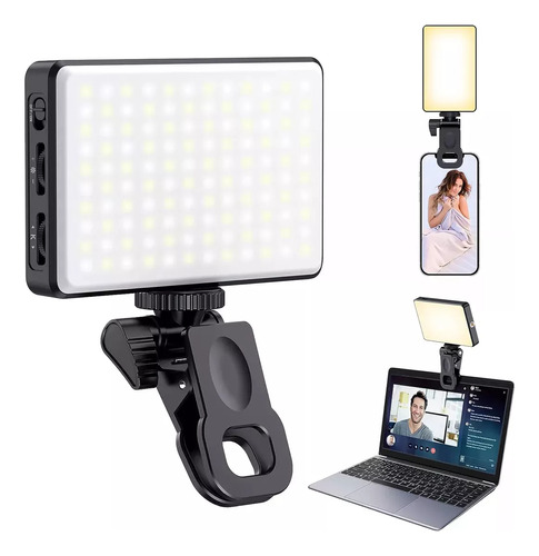 Luz De Teléfono Led De 120 Led Para Selfies, Recargable, Cli