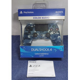 Control Dualshock 4 Blue Camo Playstation 4