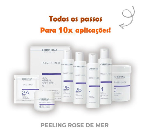 10x Peeling Rose De Mer Mar Morto - Combo C/ 10