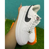 Tenis Originales Nike Air Force 1 0'7 Cuero Grabado B/n 23