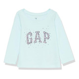Gap Baby Camiseta De Manga Larga Con Logotipo Para Bebé Niña
