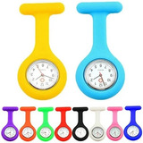 Reloj De Bolsillo De Silicona For Enfermera Paquete 12 Pcs