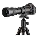 Lente 420-800mm Super Telefoto Zoom Canon T6 T5i T4 T3i 70d