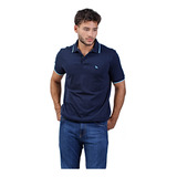 Chomba De Jersey Azul Marino De Hombre, Bravo J. Talle S-4xl