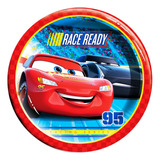 12 Platos Pasteleros Cars 3 Rayo Mcqueen Fiesta Car0h1