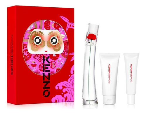 Set Flower By Kenzo Edp 50 Ml + Body Lotion Y Hand Cream 