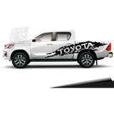 Calco Toyota Hilux 2016 - 2021 Paint Mark Juego Ambos Lados