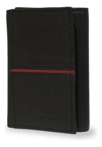 Cartera Perry Ellis Lujo Original Tarjetero Hombre 