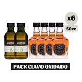 Pack Xl Clavo Oxidado Premium Miniaturas 50cc Elegir Whisky