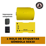 Etiqueta Adesiva Gôndola 50x30 Para Mini Impressora