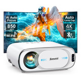 Proyector Exteriores 4k Wifi 6 Bluetooth Jimveo 850 Ansi