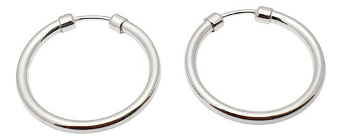 Aros De Plata 925 Cubanos De 20 Mm Huecos Inflados 