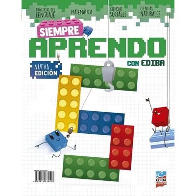 Siempre Aprendo Con Ediba 5 - Areas Integradas, De No Aplica. Editorial Ediba, Tapa Blanda En Español | Envío gratis