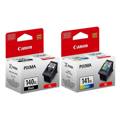 Paq 2 Pzas Cartucho De Tinta Canon Pg-140xl \u002F Cl-141xl | Meses sin interés