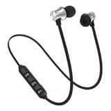 Fone De Ouvido Intra-auricular Xt-6 Bluetooth Sport Sem Fio Cor Cinza Claro