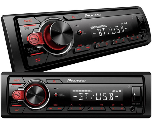 Radio Estereo Pioneer 215 Bluetooth Usb Aux 50w X 4 Canales
