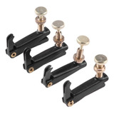 Microafinadores Violín Oro Negro 4 Pzs