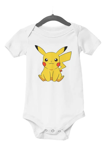 Playera De Bebés, Mameluco, Pañalero Pikachu