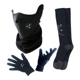 Equipo Cuellomascara Polar Guantes Medias Termico Conjunto 