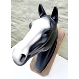 Cabeza Caballo Fibra De Vidrio Stock Constante Decoracion