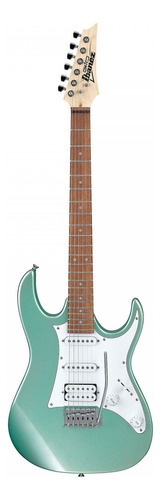 Guitarra Eléctrica Ibanez Rg Gio Grx40 De Álamo Metallic Light Green Con Diapasón De Jatoba