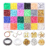 4600  De Arcilla Polimérica Para Pulseras, Heishi, Pla...