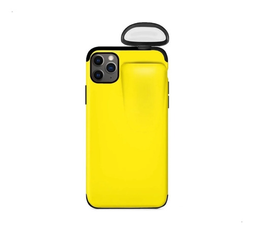 Funda Para iPhone Y AirPods 2 En 1 Uso Rudo