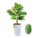 Planta Palmeira Artificial Com Vaso Polietileno Liso
