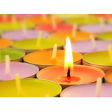 Kit 10 Velas Coloridas Rechaud Alto Astral Namastê