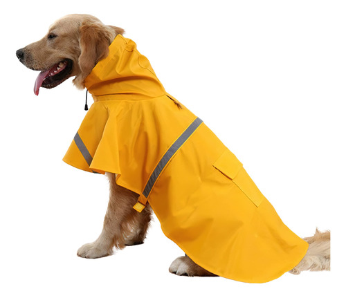 Chubasquero Para Perros Nacoco, Ropa Impermeable Ajustable,