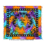 Mandala Grande Cubrecama Manta Hindu Tapiz  Deco - India -