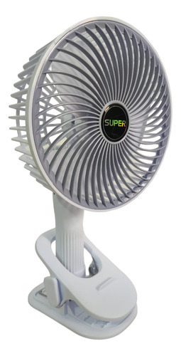 Ventilador Ajustable Pinza Agarre 3 Velocidades Escritorio