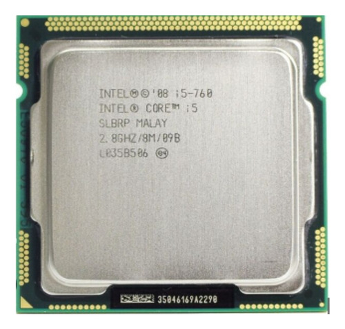 Procesador Intel I5 760 2.8ghz Hasta 3.3ghz