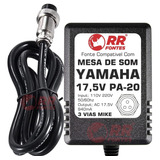 Fonte Ac 17,5v Para Mesa De Som Mixer Pa-20 Yamaha Mg12/4fx