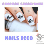 Stickers Para Uñas Transparentes La Renga . Deco Nails