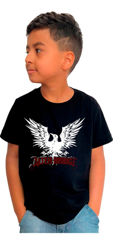 Camiseta Infantil Alter Bridge Banda Rock Logo