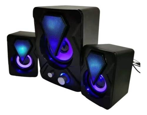 Parlantes Multimedia Sistema Sonido Altavoces Estéreo 2.1