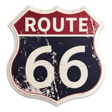 Señal De Carretera Vintage Decoración Route 66 Hogar Cuarto