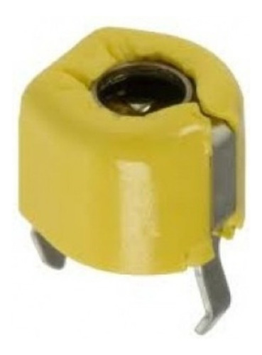 Kit 50 Peças - Capacitor Variável Trimmer Amarelo 40pf