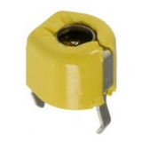 Kit 50 Peças - Capacitor Variável Trimmer Amarelo 40pf